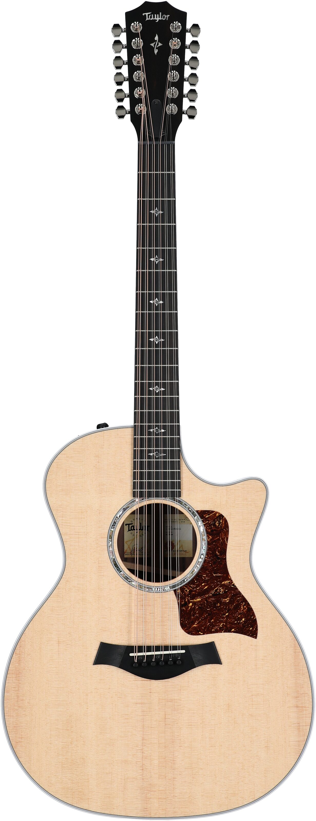 Taylor 454ce Grand Auditorium Cutaway Acoustic-Electric Guitar, 12-String 2 Taylor 454ce Grand Auditorium Cutaway Acoustic-Electric Guitar, 12-String