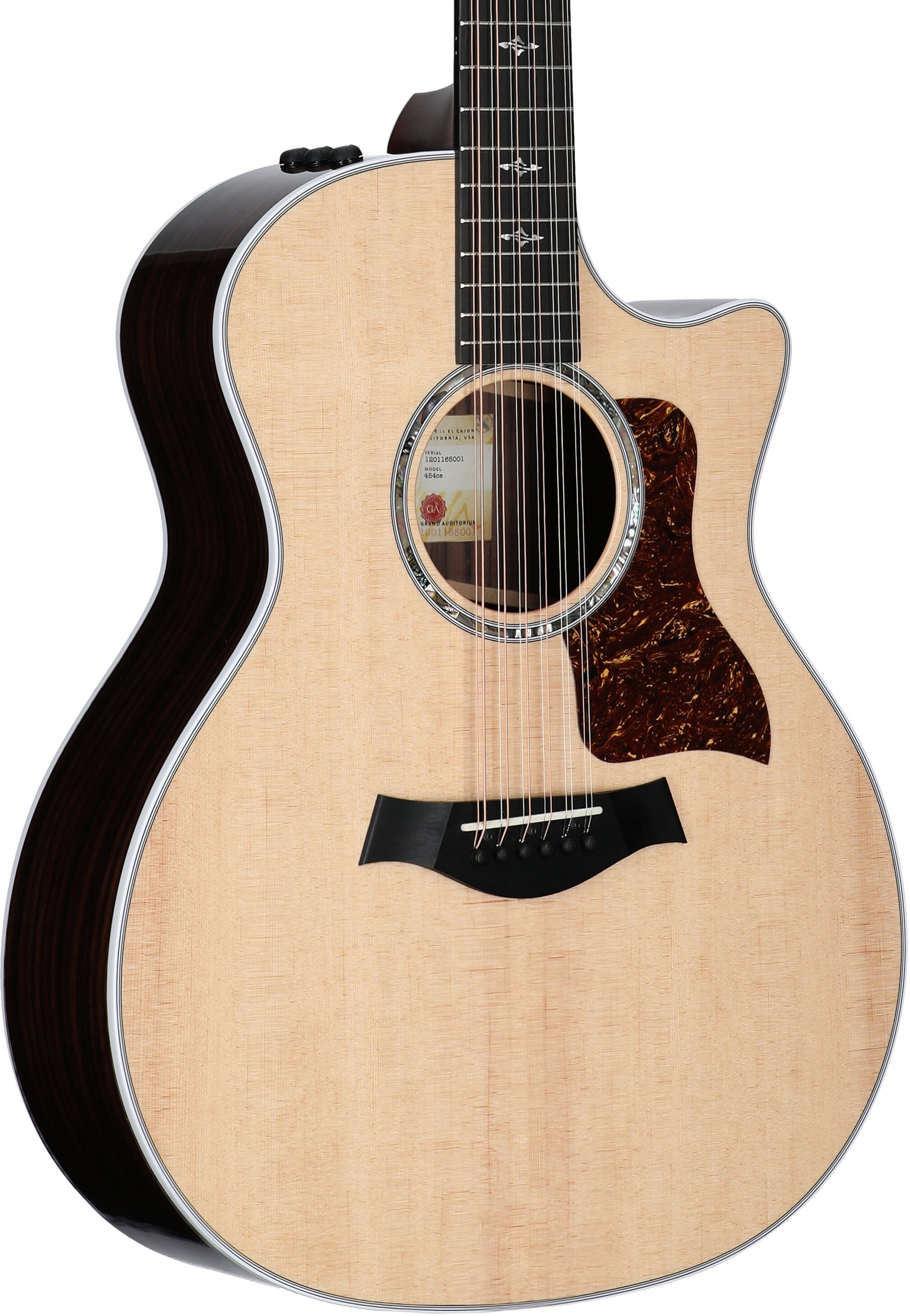Taylor 454ce Grand Auditorium Cutaway Acoustic-Electric Guitar, 12-String 1 Taylor 454ce Grand Auditorium Cutaway Acoustic-Electric Guitar, 12-String
