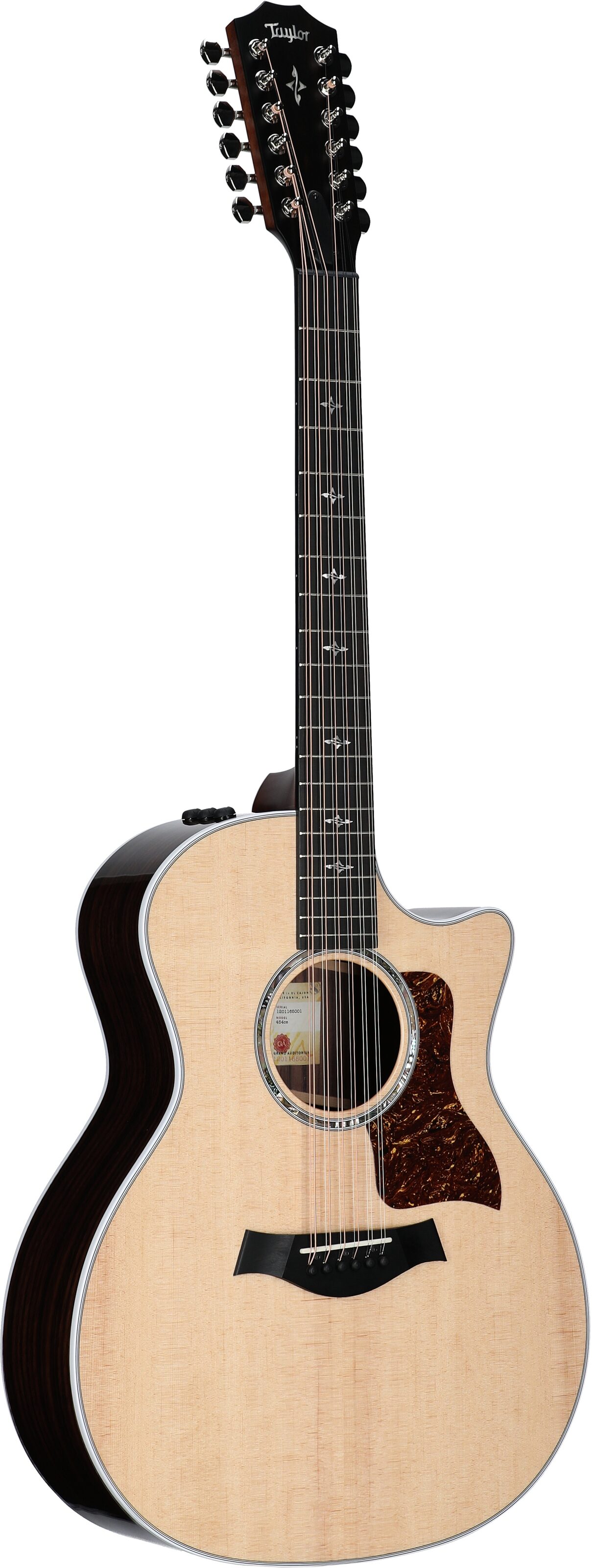 Taylor 454ce Grand Auditorium Cutaway Acoustic-Electric Guitar, 12-String 6 Taylor 454ce Grand Auditorium Cutaway Acoustic-Electric Guitar, 12-String