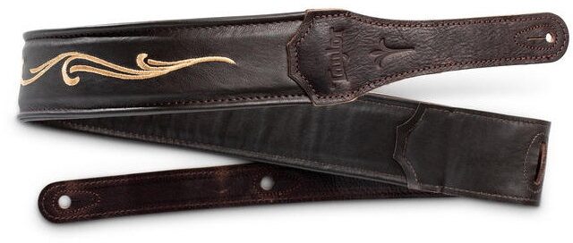 Taylor Spring Vine 2.5" Leather Guitar Strap 1 Taylor Spring Vine 2.5" Leather Guitar Strap