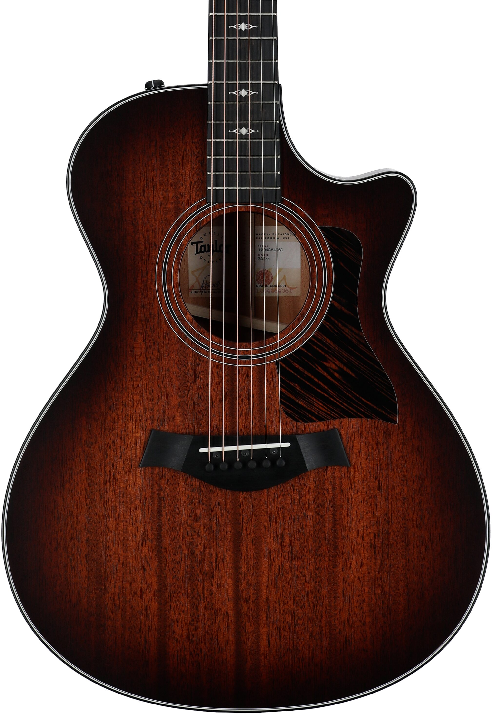 Taylor 322CE Cutaway Acoustic-Electric Guitar 5 Taylor 322CE Cutaway Acoustic-Electric Guitar