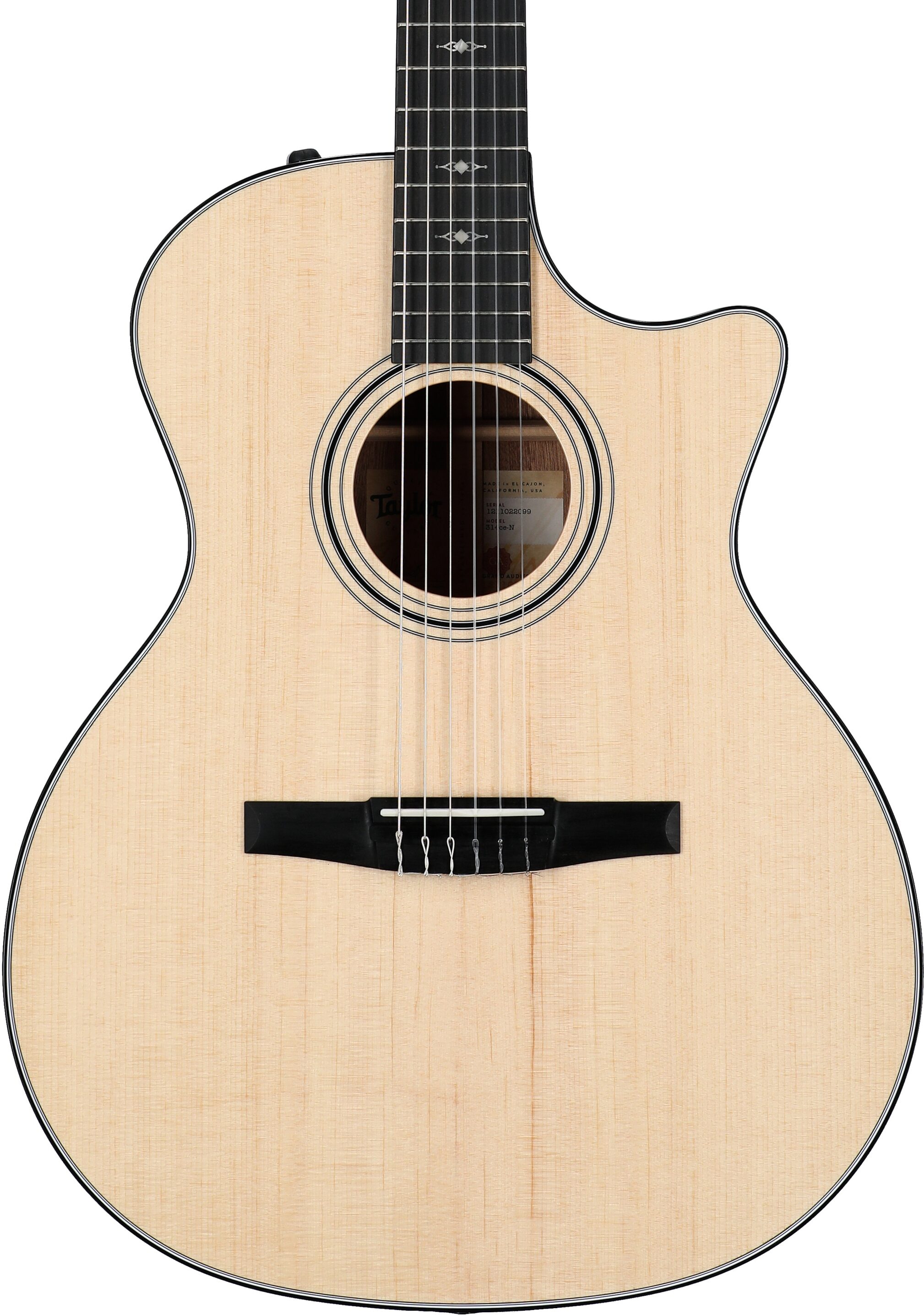 Taylor 314ce-N Grand Auditorium Classical Acoustic-Electric Guitar (with Case) 5 Taylor 314ce-N Grand Auditorium Classical Acoustic-Electric Guitar (with Case)