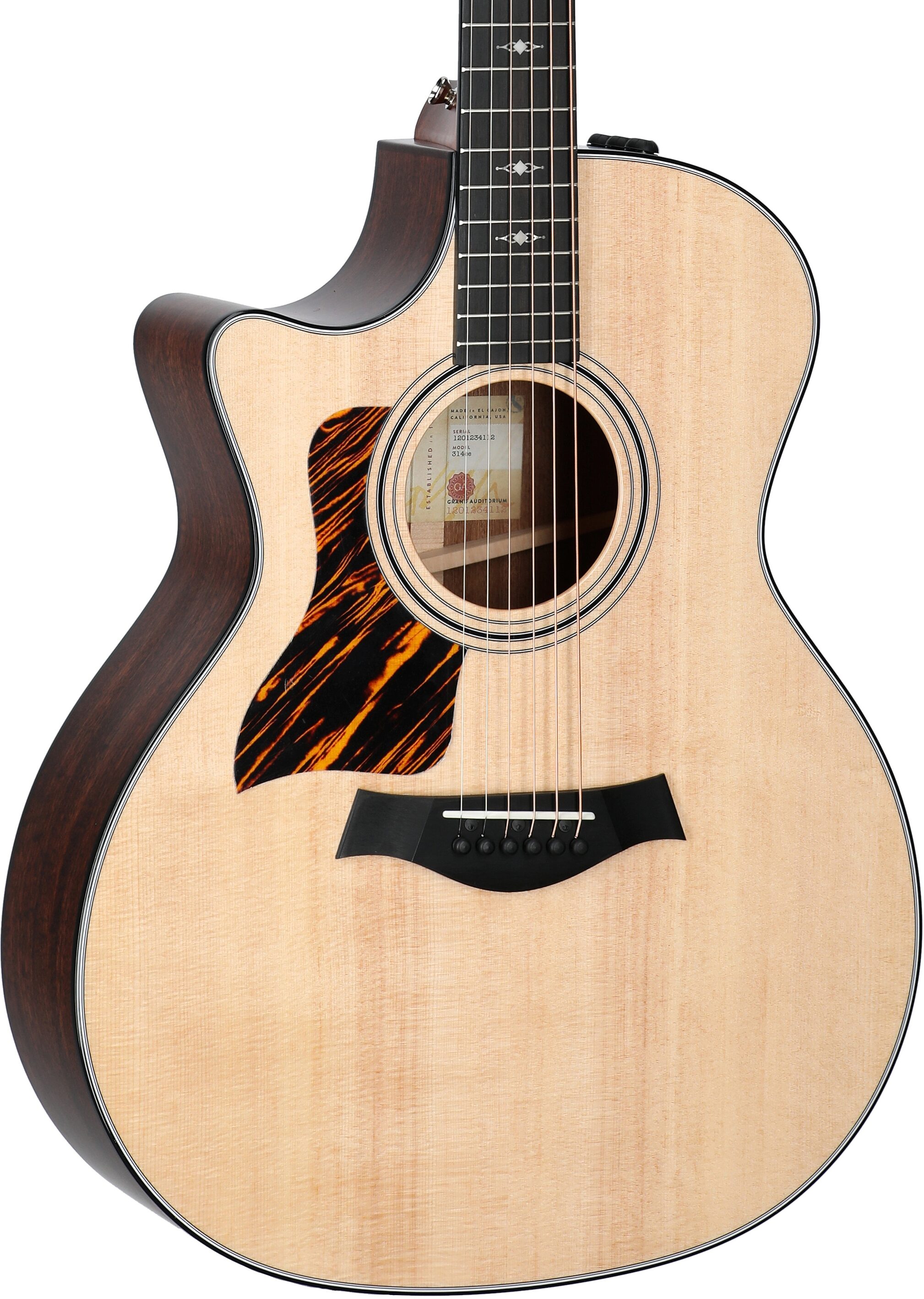 Taylor 314ce Grand Auditorium Acoustic-Electric Guitar, Left-Handed (with Case) 1 Taylor 314ce Grand Auditorium Acoustic-Electric Guitar, Left-Handed (with Case)