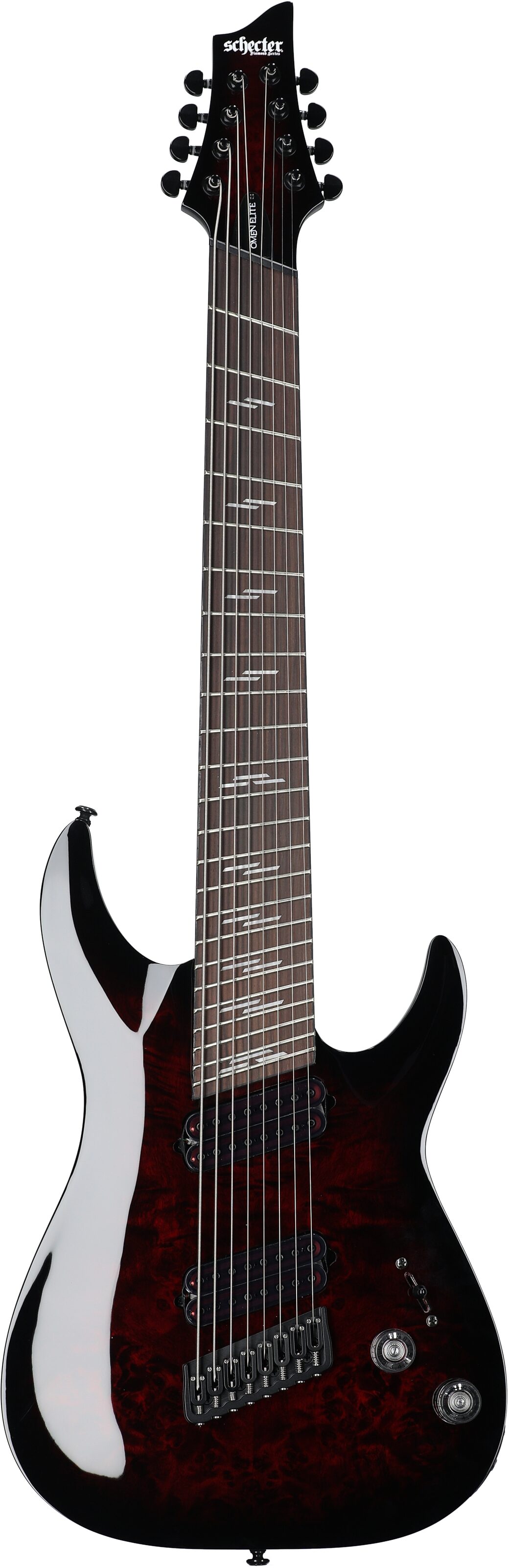 Schecter Omen Elite-8 Multiscale Electric Guitar, 8-String 2 Schecter Omen Elite-8 Multiscale Electric Guitar, 8-String