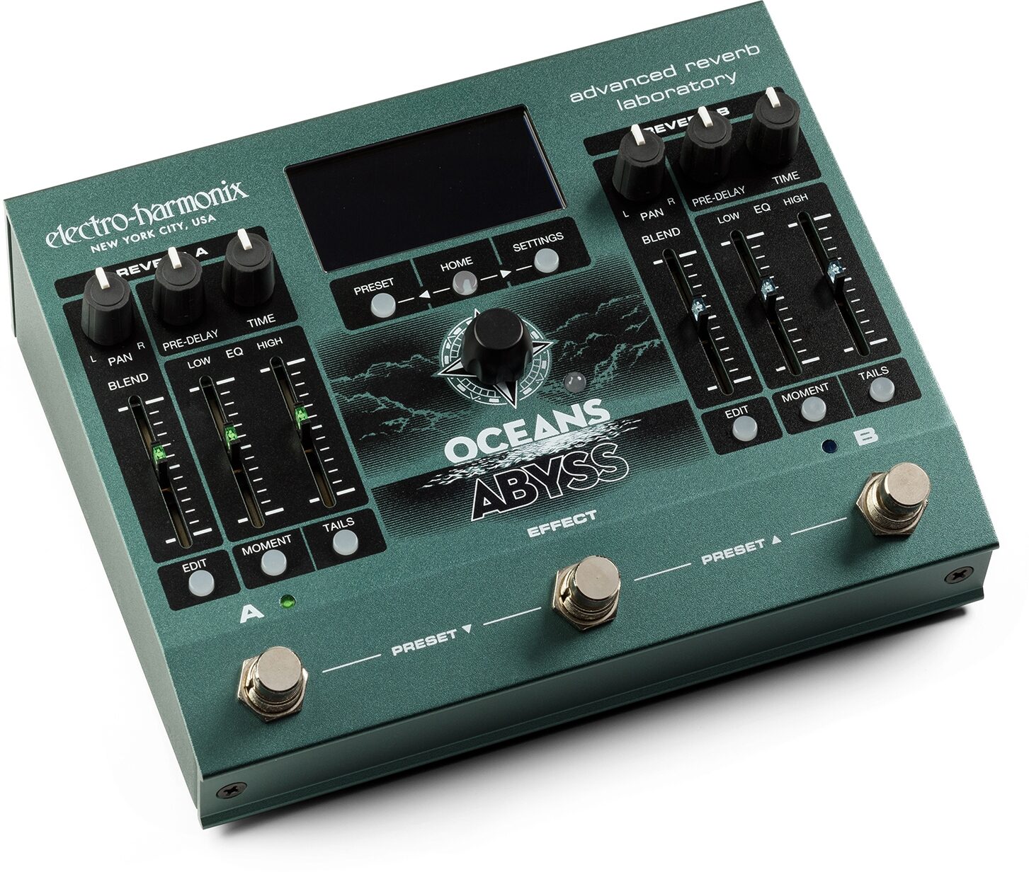 Electro-Harmonix Oceans Abyss Advanced Reverb Lab Pedal 3 Electro-Harmonix Oceans Abyss Advanced Reverb Lab Pedal