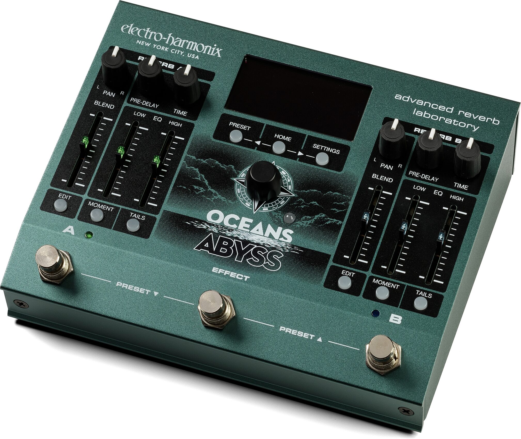Electro-Harmonix Oceans Abyss Advanced Reverb Lab Pedal 5 Electro-Harmonix Oceans Abyss Advanced Reverb Lab Pedal