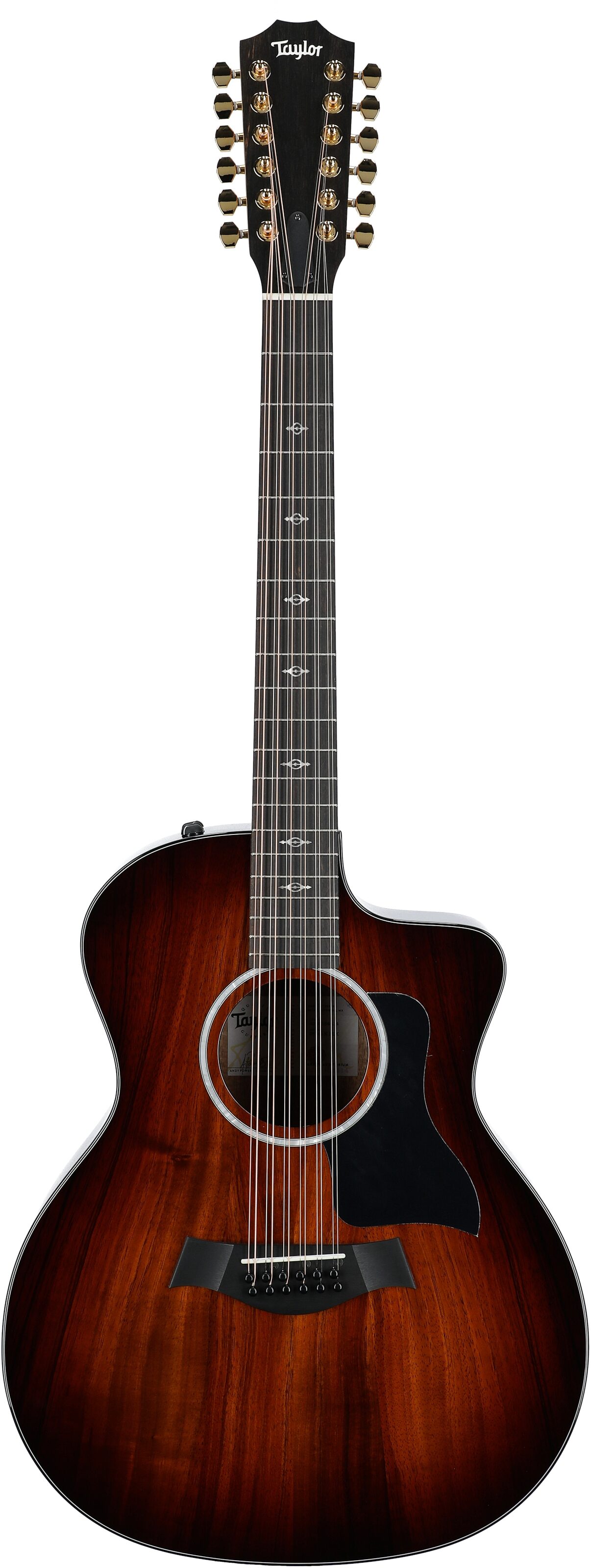 Taylor 264ce-K Deluxe 12-String Grand Auditorium Acoustic-Electric Guitar (with Case) 2 Taylor 264ce-K Deluxe 12-String Grand Auditorium Acoustic-Electric Guitar (with Case)