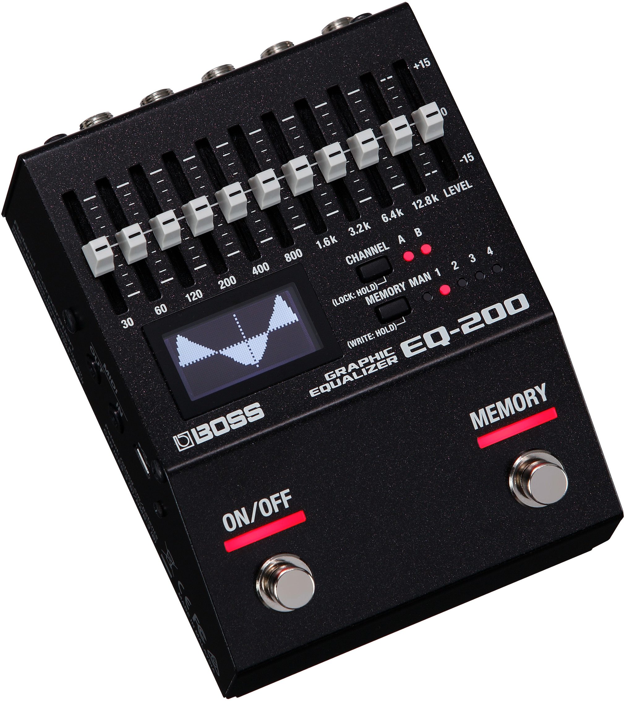 Boss EQ-200 Graphic Equalizer Pedal 2 Boss EQ-200 Graphic Equalizer Pedal