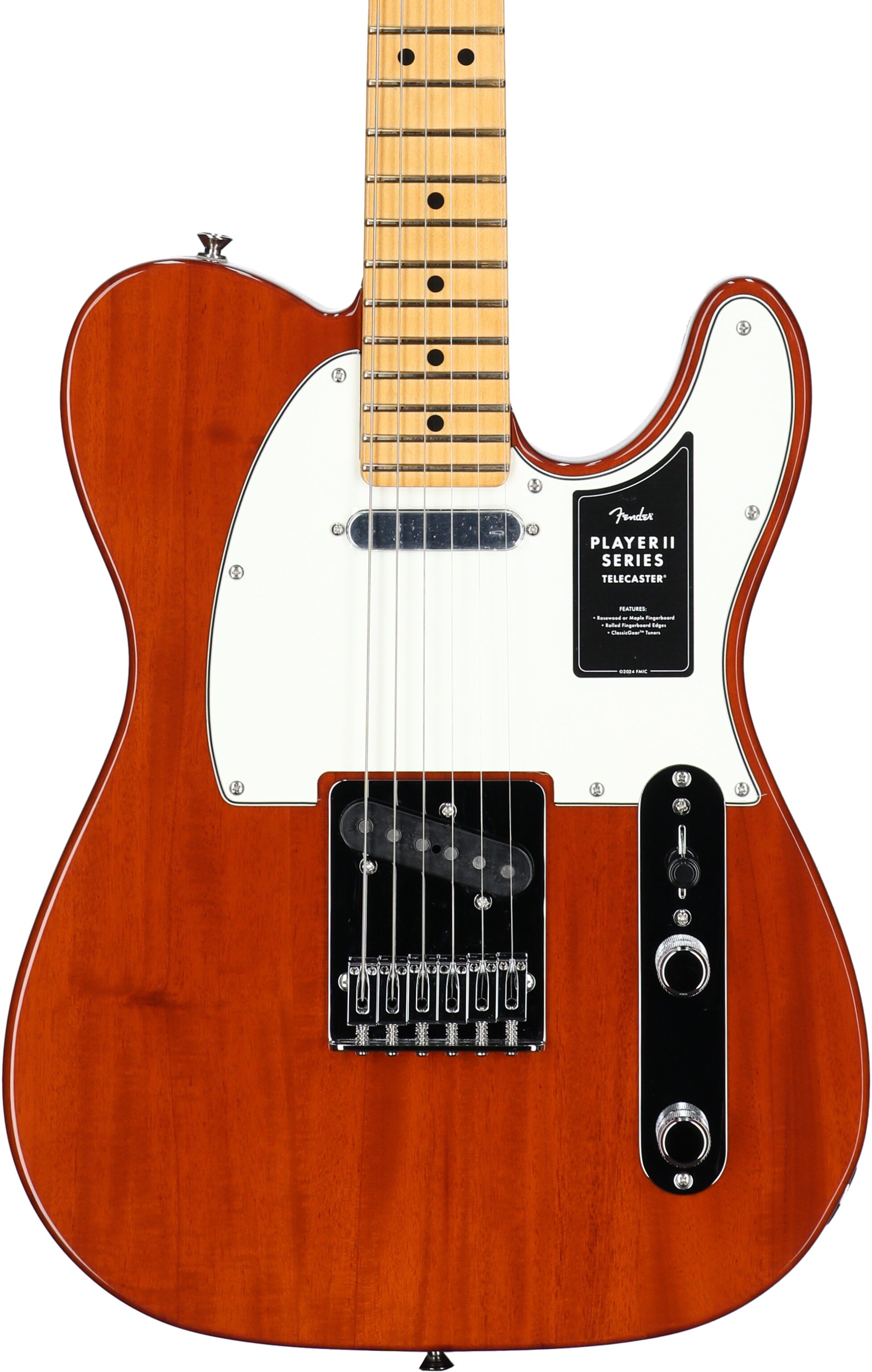Fender Player II Telecaster Chambered Mahogany Electric Guitar 5 Fender Player II Telecaster Chambered Mahogany Electric Guitar
