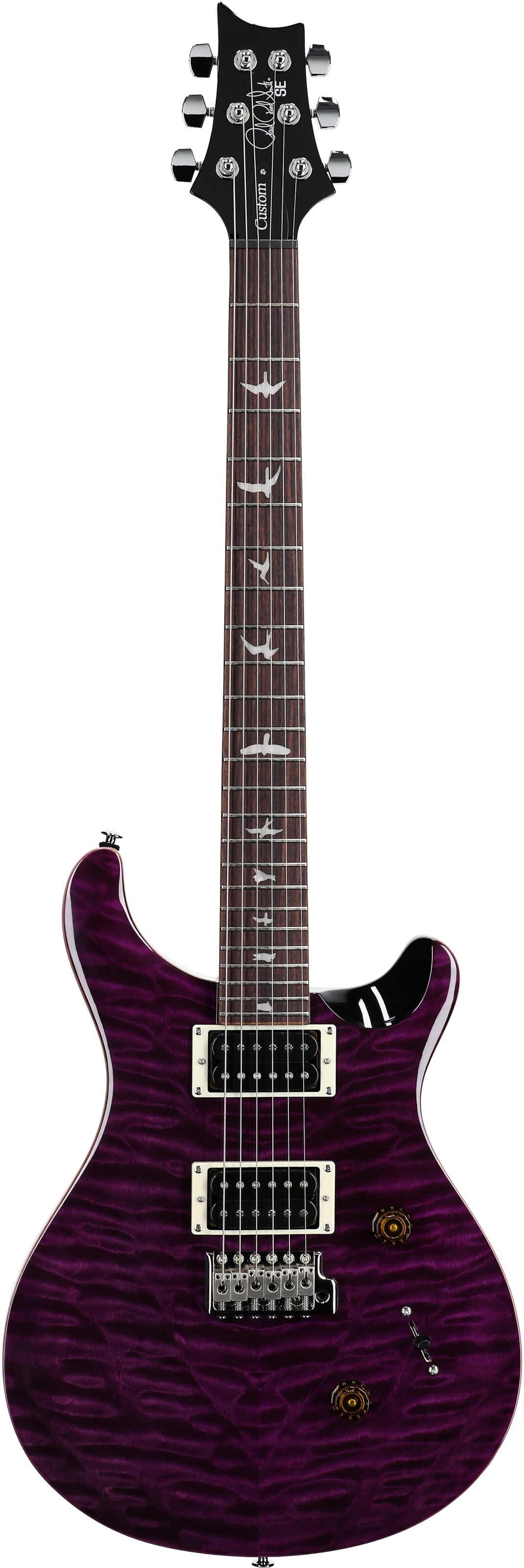 PRS Paul Reed Smith SE Custom 24 Quilt Top Electric Guitar (with Gig Bag) 2 PRS Paul Reed Smith SE Custom 24 Quilt Top Electric Guitar (with Gig Bag)