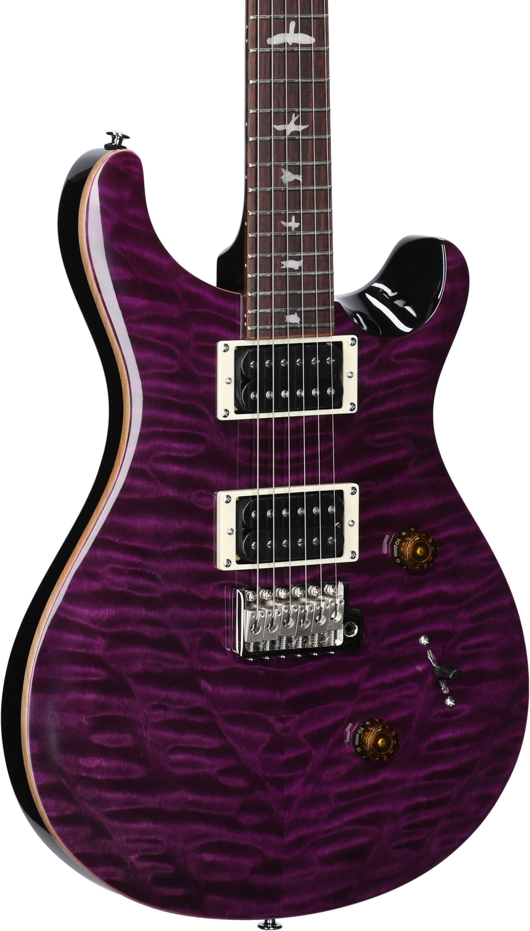 PRS Paul Reed Smith SE Custom 24 Quilt Top Electric Guitar (with Gig Bag) 3 PRS Paul Reed Smith SE Custom 24 Quilt Top Electric Guitar (with Gig Bag)