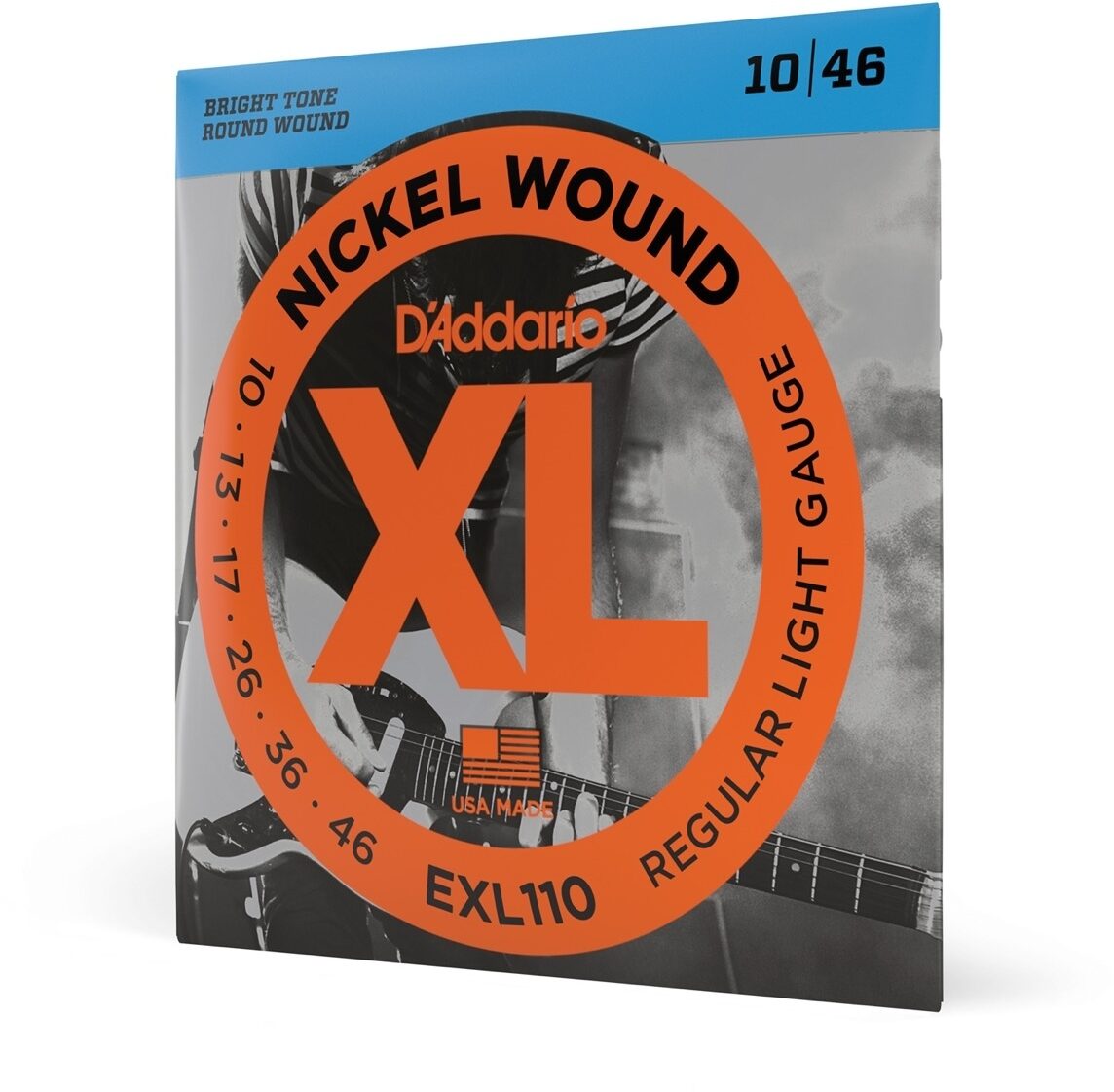 D'Addario EXL110 XL Electric Guitar Strings (Regular Light, 10-46)
