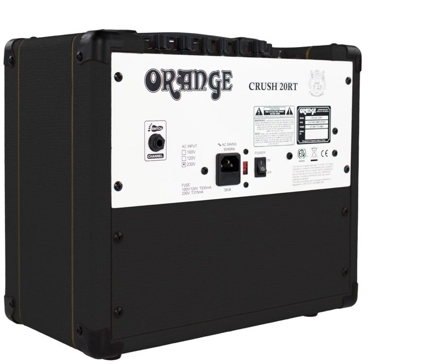 Orange Crush 20RT Guitar Combo Amplifier with Reverb (20 watts, 1x8") 3 Orange Crush 20RT Guitar Combo Amplifier with Reverb (20 watts, 1x8")