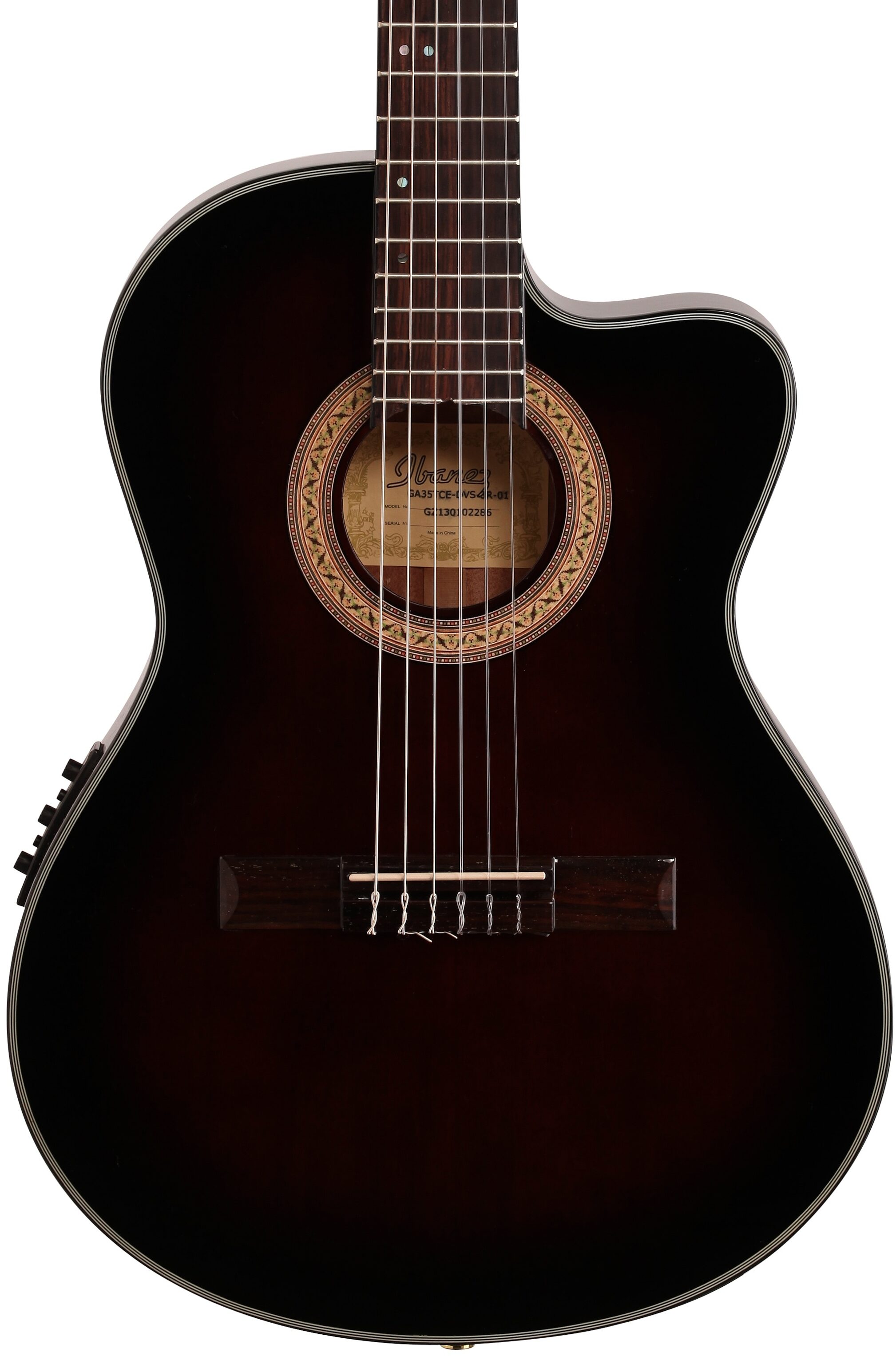 Ibanez GA35TCE Thinline Classical Acoustic-Electric Guitar