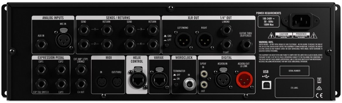 Line 6 Helix Rack Multi-Effects Unit 2 Line 6 Helix Rack Multi-Effects Unit