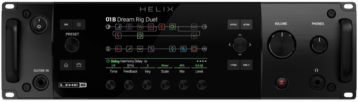 Line 6 Helix Rack Multi-Effects Unit 3 Line 6 Helix Rack Multi-Effects Unit