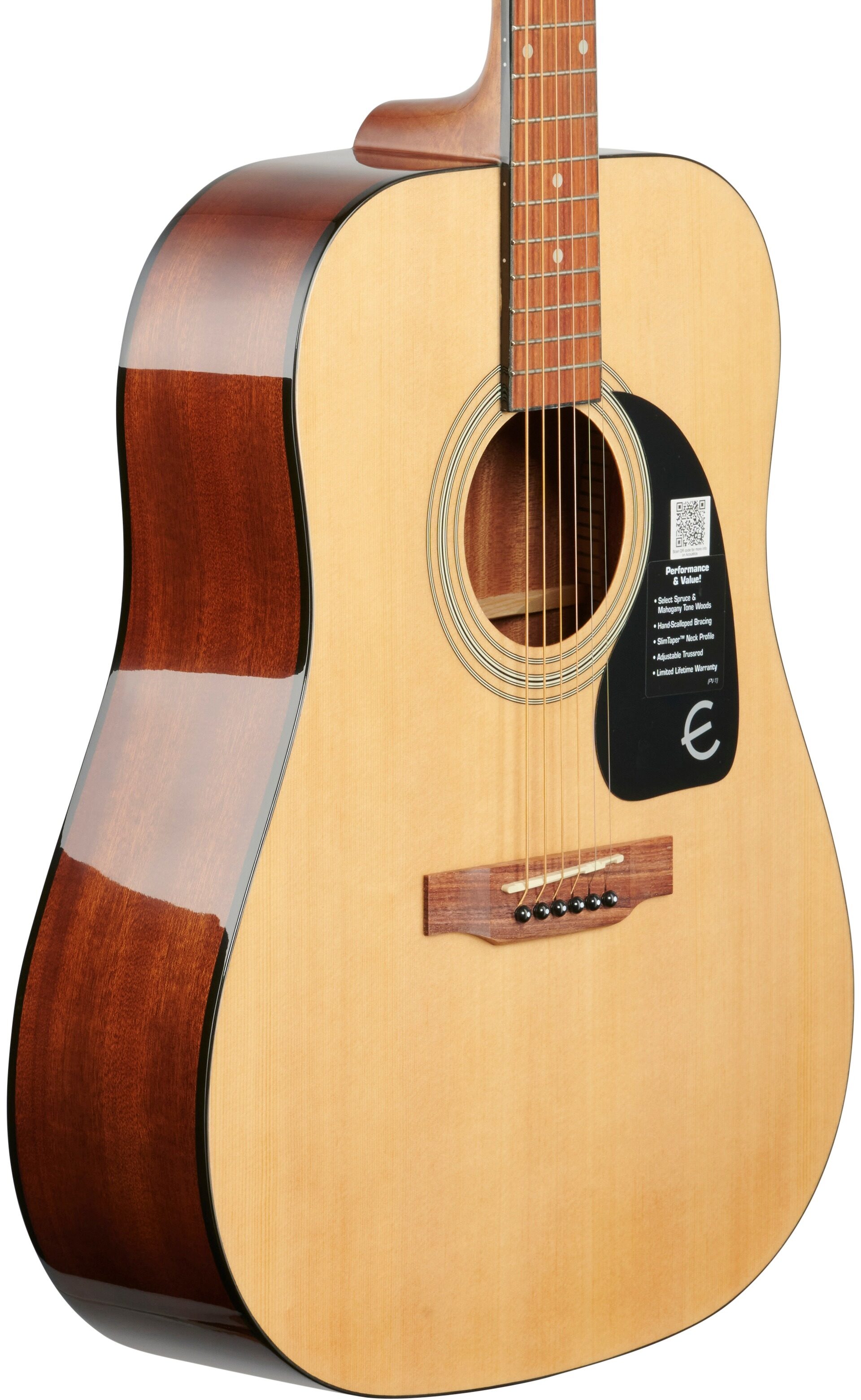 Epiphone FT-100 Acoustic Guitar Player Pack (with Gig Bag)