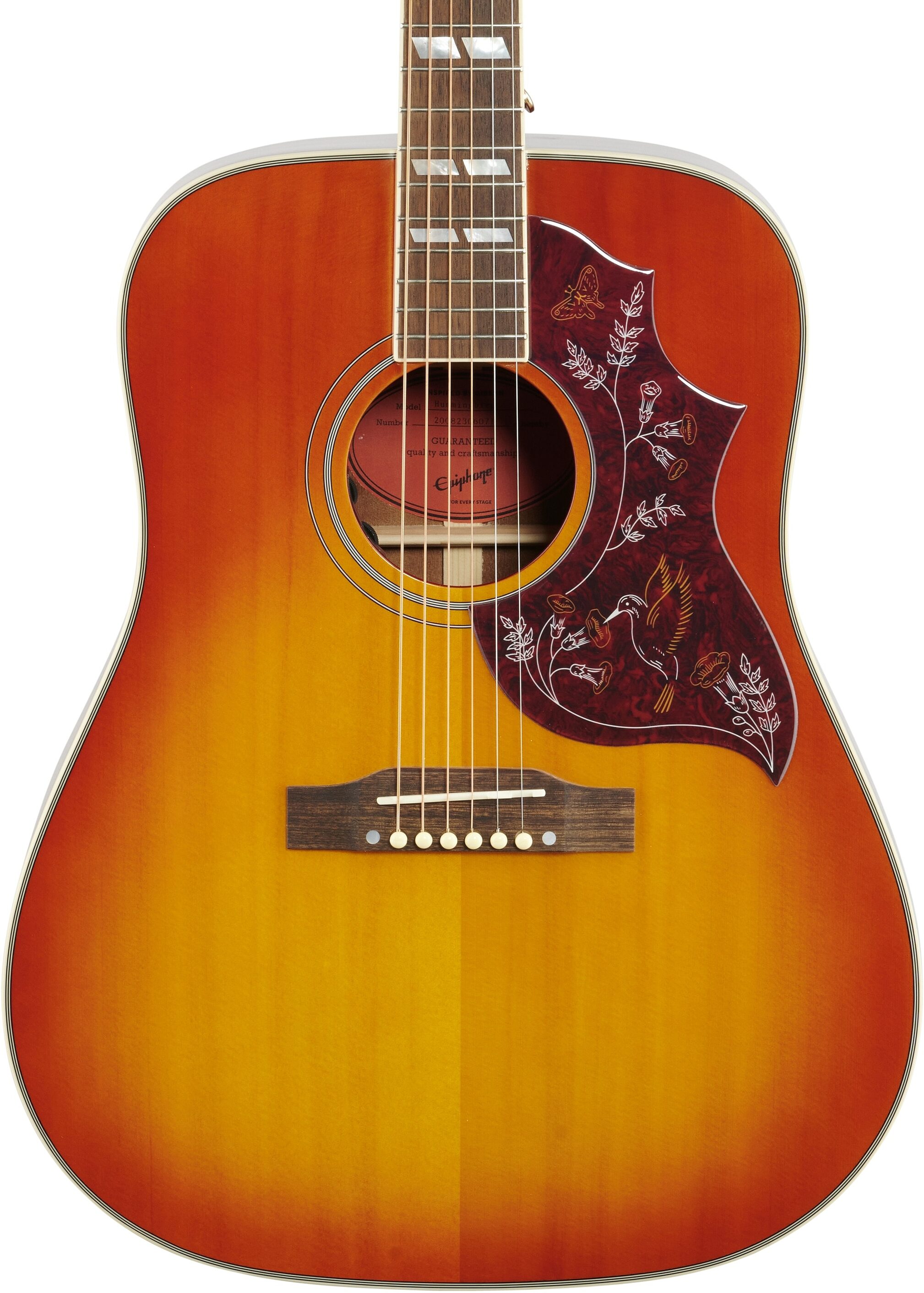 Epiphone Hummingbird Acoustic-Electric Guitar 5 Epiphone Hummingbird Acoustic-Electric Guitar