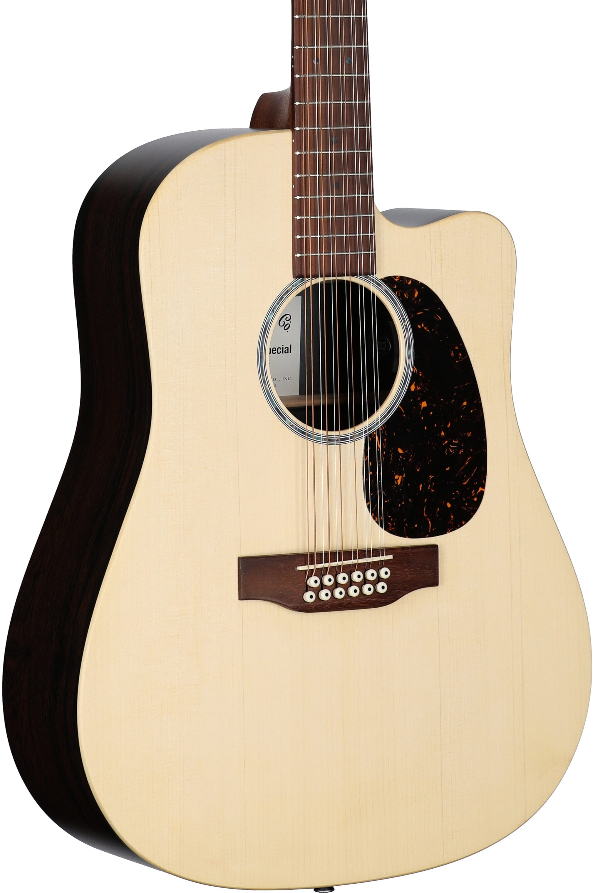 Martin DC-X2E Brazilian Acoustic-Electric Guitar, 12-String (with Soft Case)