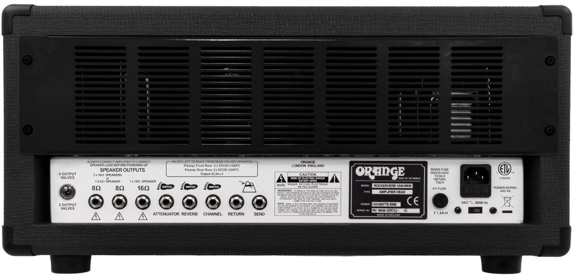 Orange Rockerverb 100 MkIII Guitar Amplifier Head (100 Watts) 3 Orange Rockerverb 100 MkIII Guitar Amplifier Head (100 Watts)