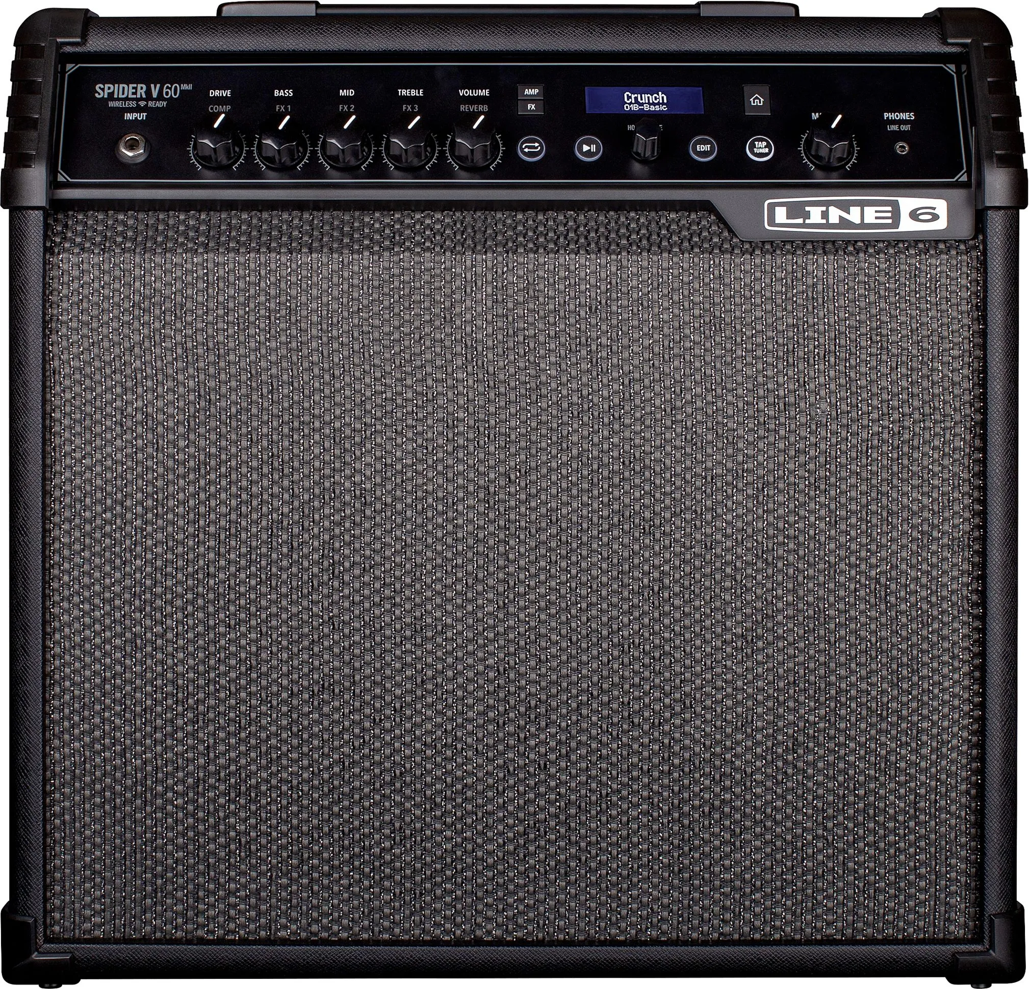 Line 6 Spider V 60 MkII Guitar Combo Amplifier (60 Watts, 1x10") 1 Line 6 Spider V 60 MkII Guitar Combo Amplifier (60 Watts, 1x10")