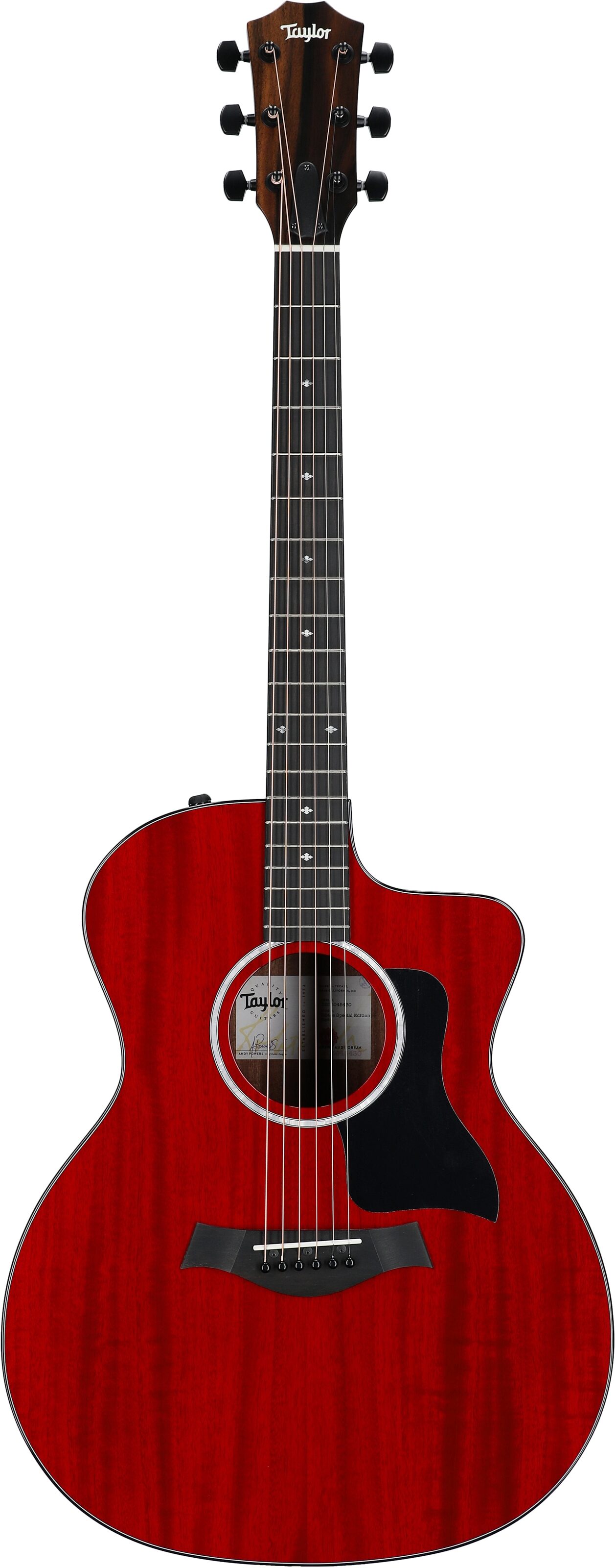 Taylor 224ce-SE Special Edition Red Grand Auditorium Acoustic-Electric Guitar (with Case) 2 Taylor 224ce-SE Special Edition Red Grand Auditorium Acoustic-Electric Guitar (with Case)