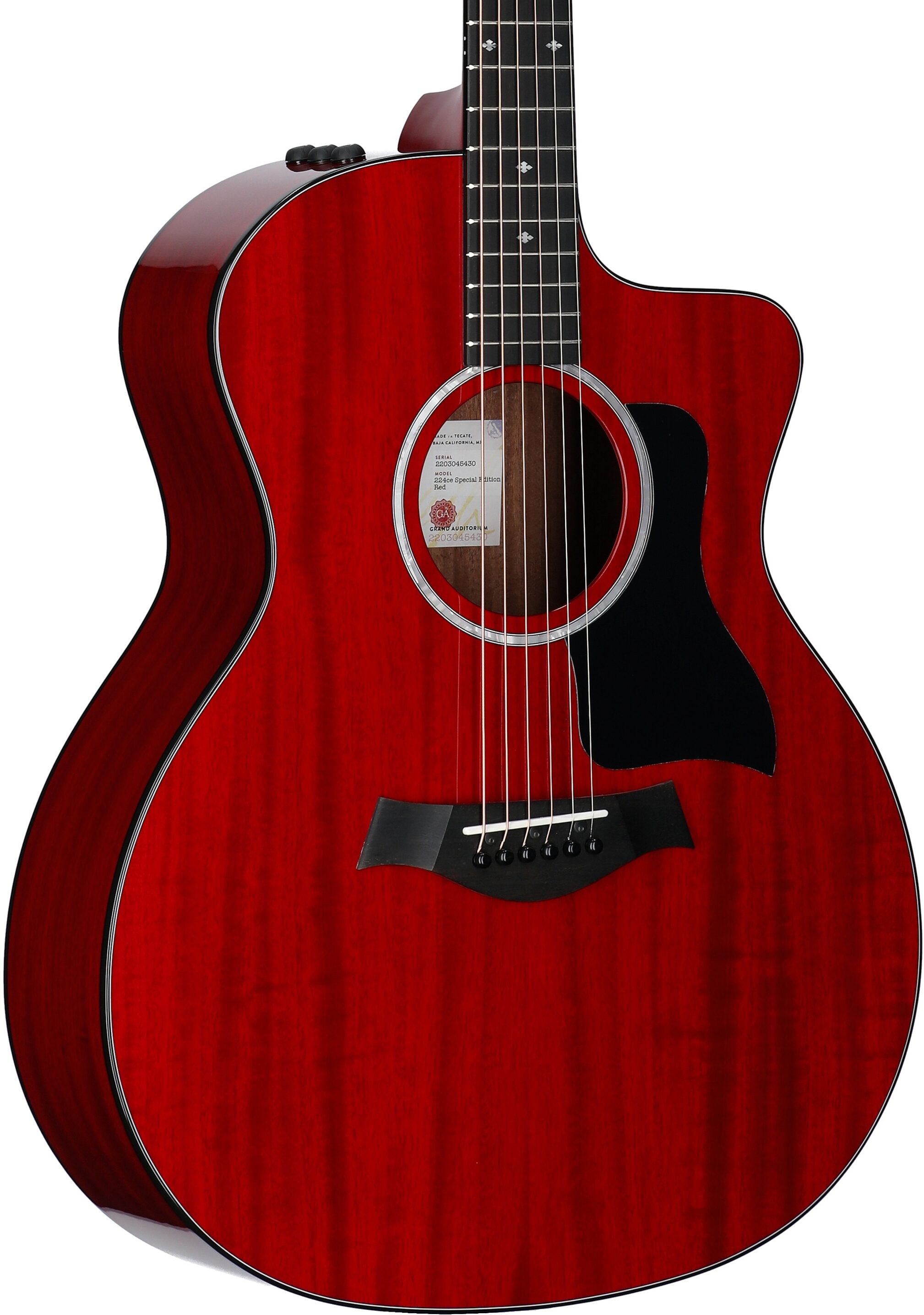 Taylor 224ce-SE Special Edition Red Grand Auditorium Acoustic-Electric Guitar (with Case) 1 Taylor 224ce-SE Special Edition Red Grand Auditorium Acoustic-Electric Guitar (with Case)