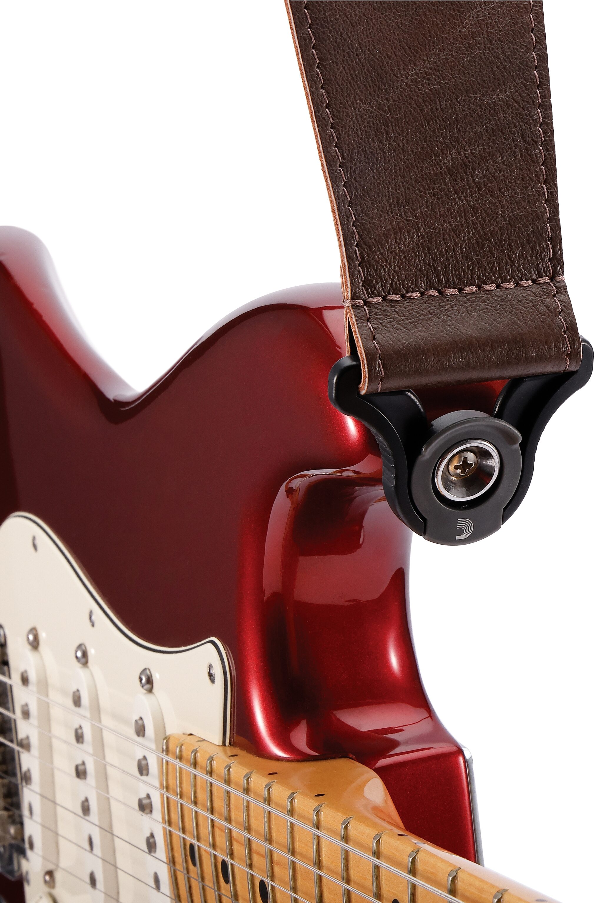 D'Addario Comfort Leather Auto Lock Guitar Strap