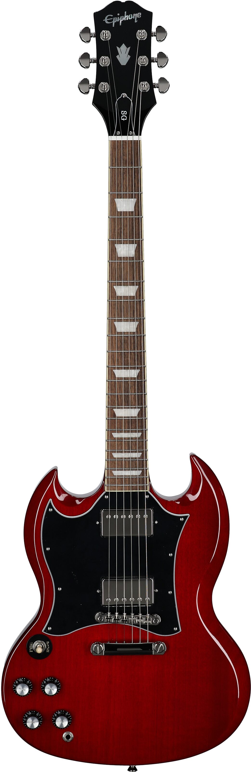 Epiphone Inspired by Gibson SG Standard Electric Guitar, Left-Handed (with Gig Bag) 2 Epiphone Inspired by Gibson SG Standard Electric Guitar, Left-Handed (with Gig Bag)