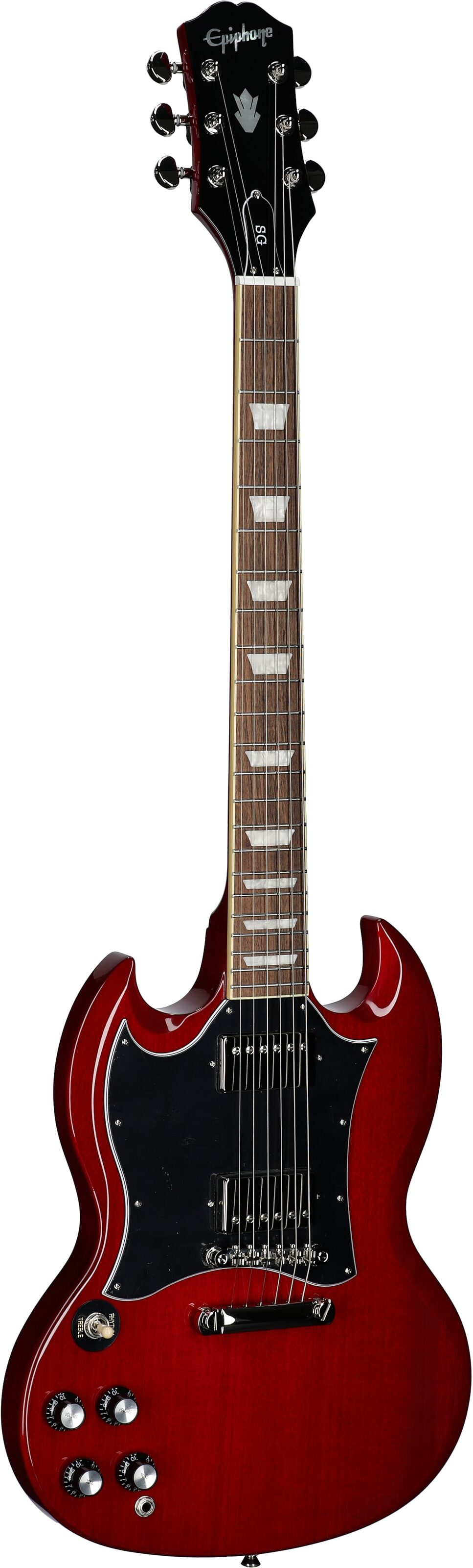 Epiphone Inspired by Gibson SG Standard Electric Guitar, Left-Handed (with Gig Bag) 6 Epiphone Inspired by Gibson SG Standard Electric Guitar, Left-Handed (with Gig Bag)