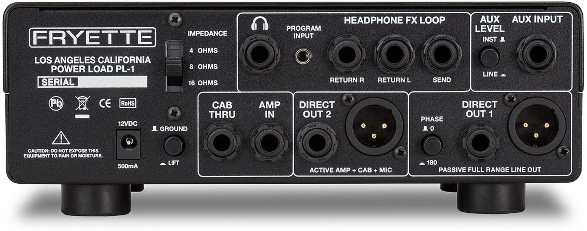 Fryette Power Load IR Variable Reactive Load Box with Cab + Mic Emulation 5 Fryette Power Load IR Variable Reactive Load Box with Cab + Mic Emulation