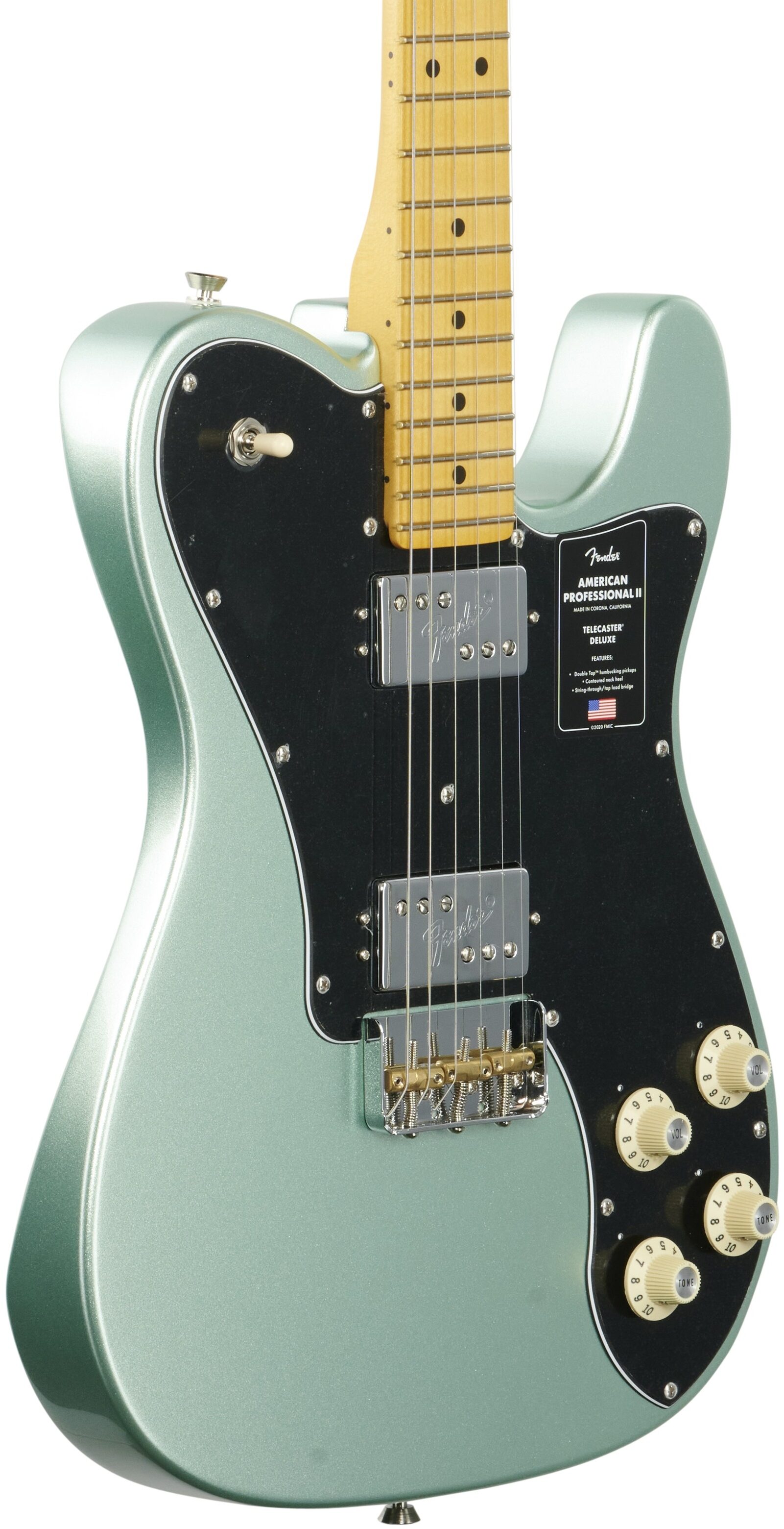 Fender American Pro II Telecaster Deluxe Electric Guitar, Maple Fingerboard (with Case) 3 Fender American Pro II Telecaster Deluxe Electric Guitar, Maple Fingerboard (with Case)