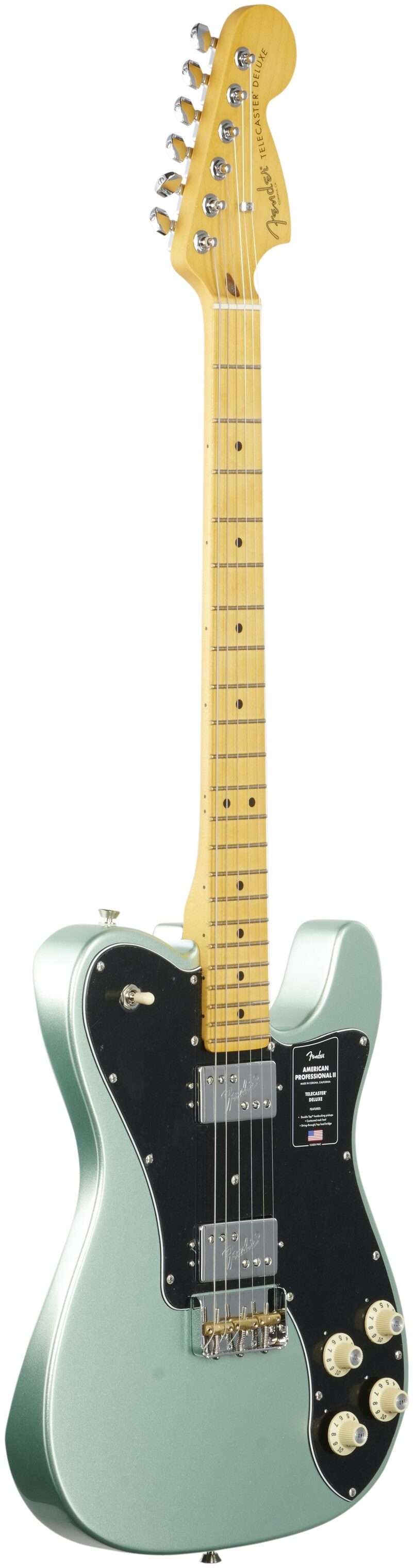 Fender American Pro II Telecaster Deluxe Electric Guitar, Maple Fingerboard (with Case) 6 Fender American Pro II Telecaster Deluxe Electric Guitar, Maple Fingerboard (with Case)
