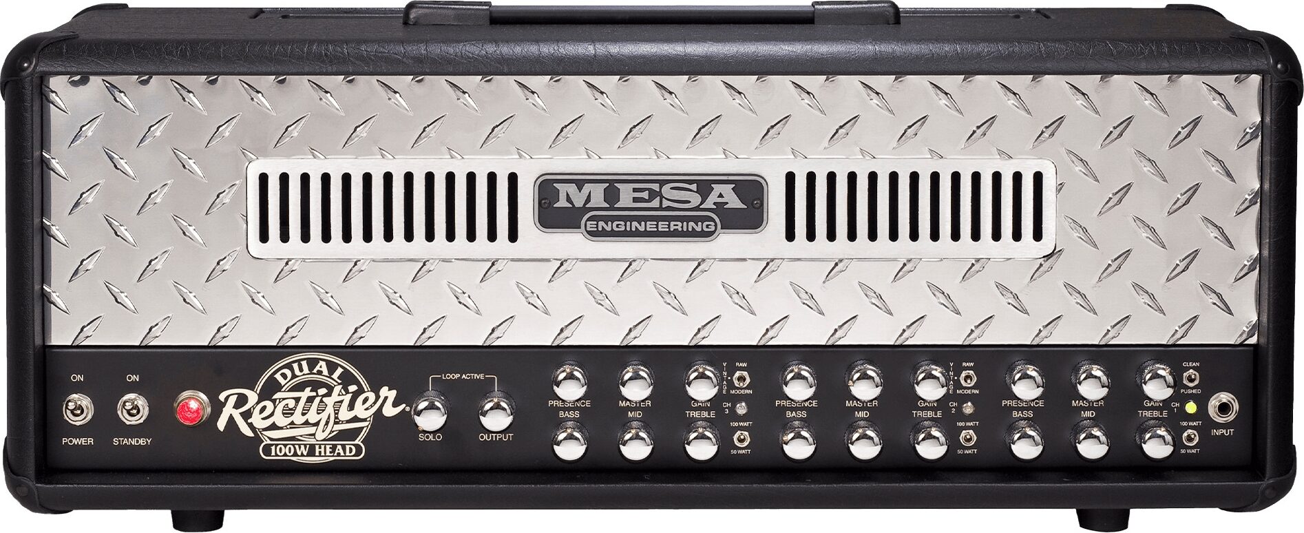 Mesa/Boogie Dual Rectifier Tube Guitar Amplifier Head (100 Watts) 1 Mesa/Boogie Dual Rectifier Tube Guitar Amplifier Head (100 Watts)