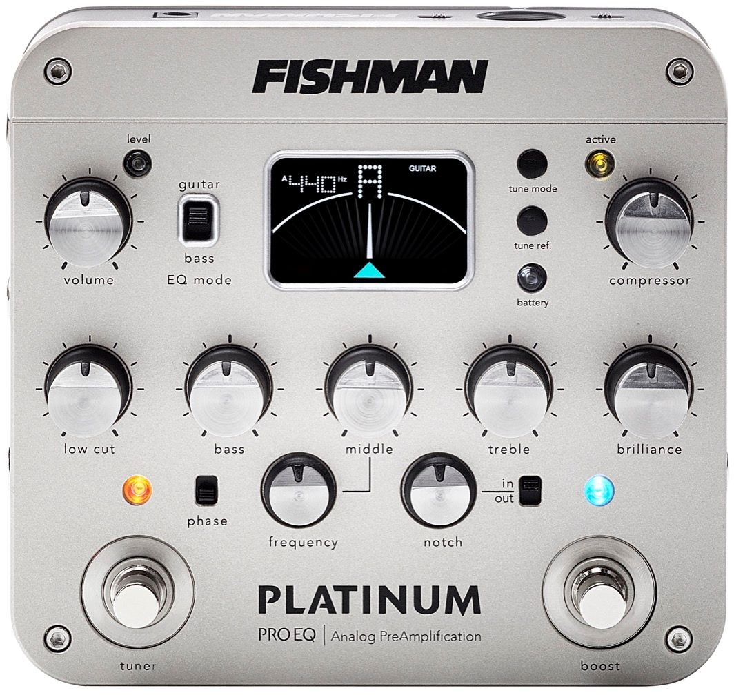 Fishman Platinum Pro EQ Analog Preamp Pedal