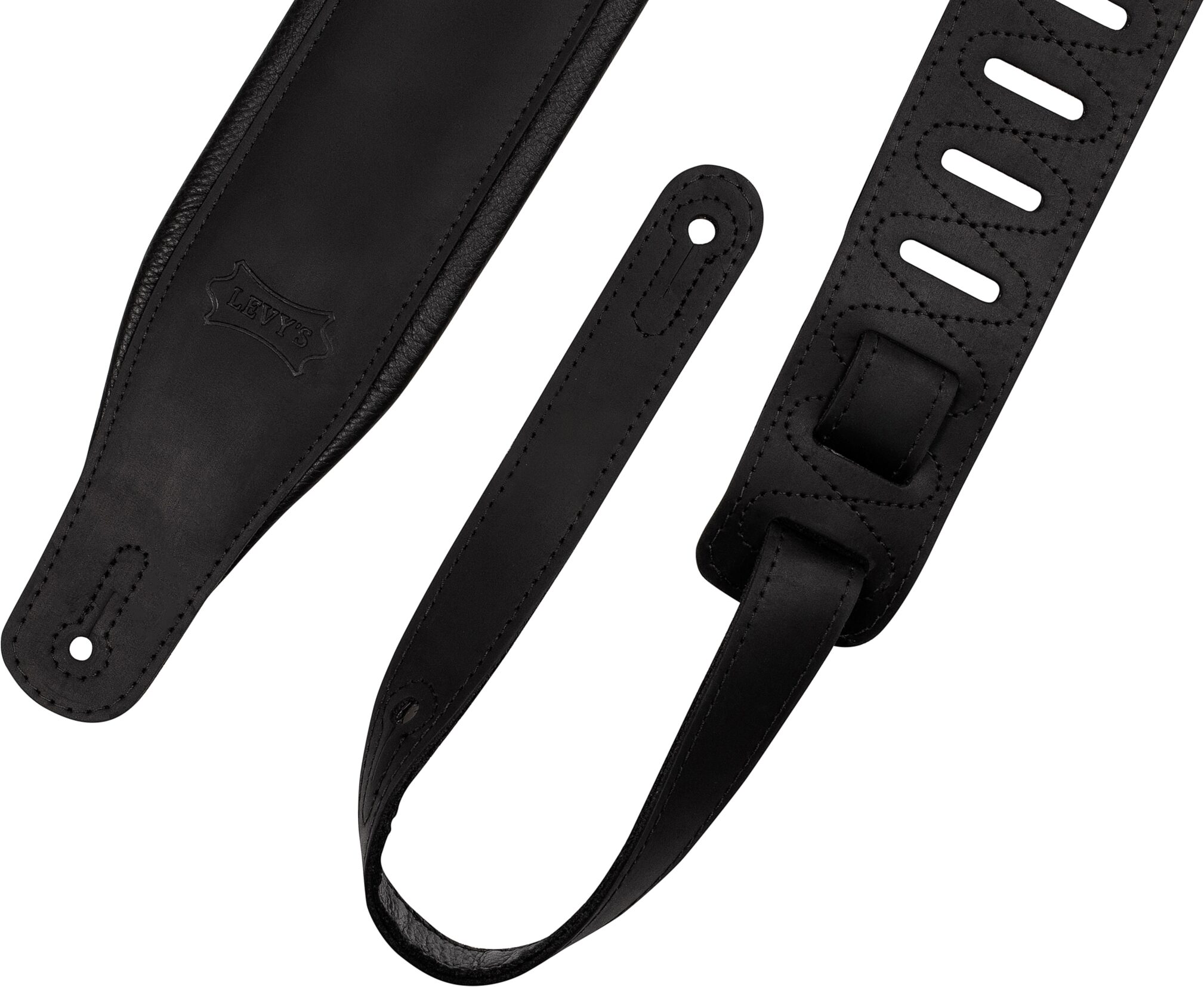 Levy's PM32BH Butter Leather Guitar Strap 5 Levy's PM32BH Butter Leather Guitar Strap