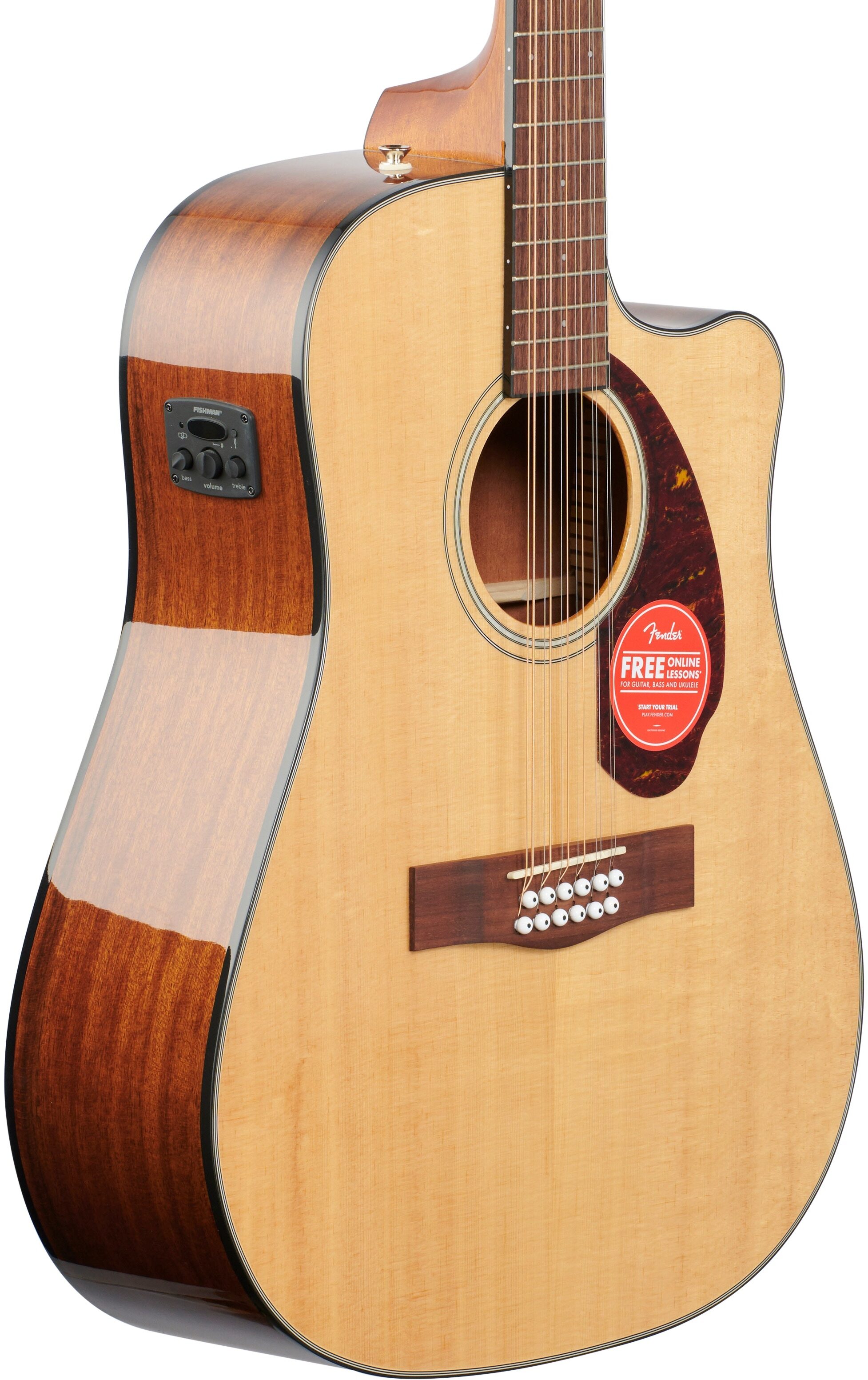Fender CD-140SCE 12-String Acoustic-Electric Guitar (with Case)