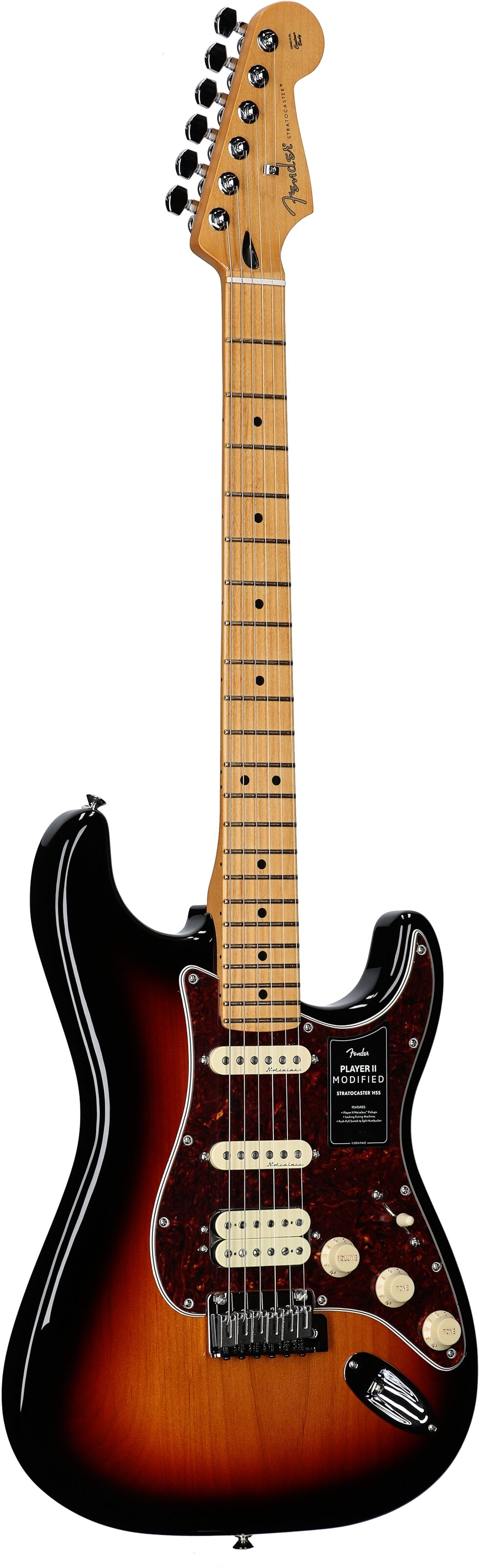Fender Player II Modified HSS Stratocaster Electric Guitar, Maple Fingerboard (with Gig Bag) 6 Fender Player II Modified HSS Stratocaster Electric Guitar, Maple Fingerboard (with Gig Bag)
